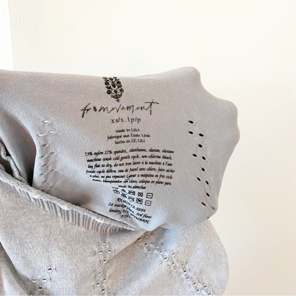 FREE PEOPLE Good Karma High Neck Athletic Top NEW - Picture 9 of 10